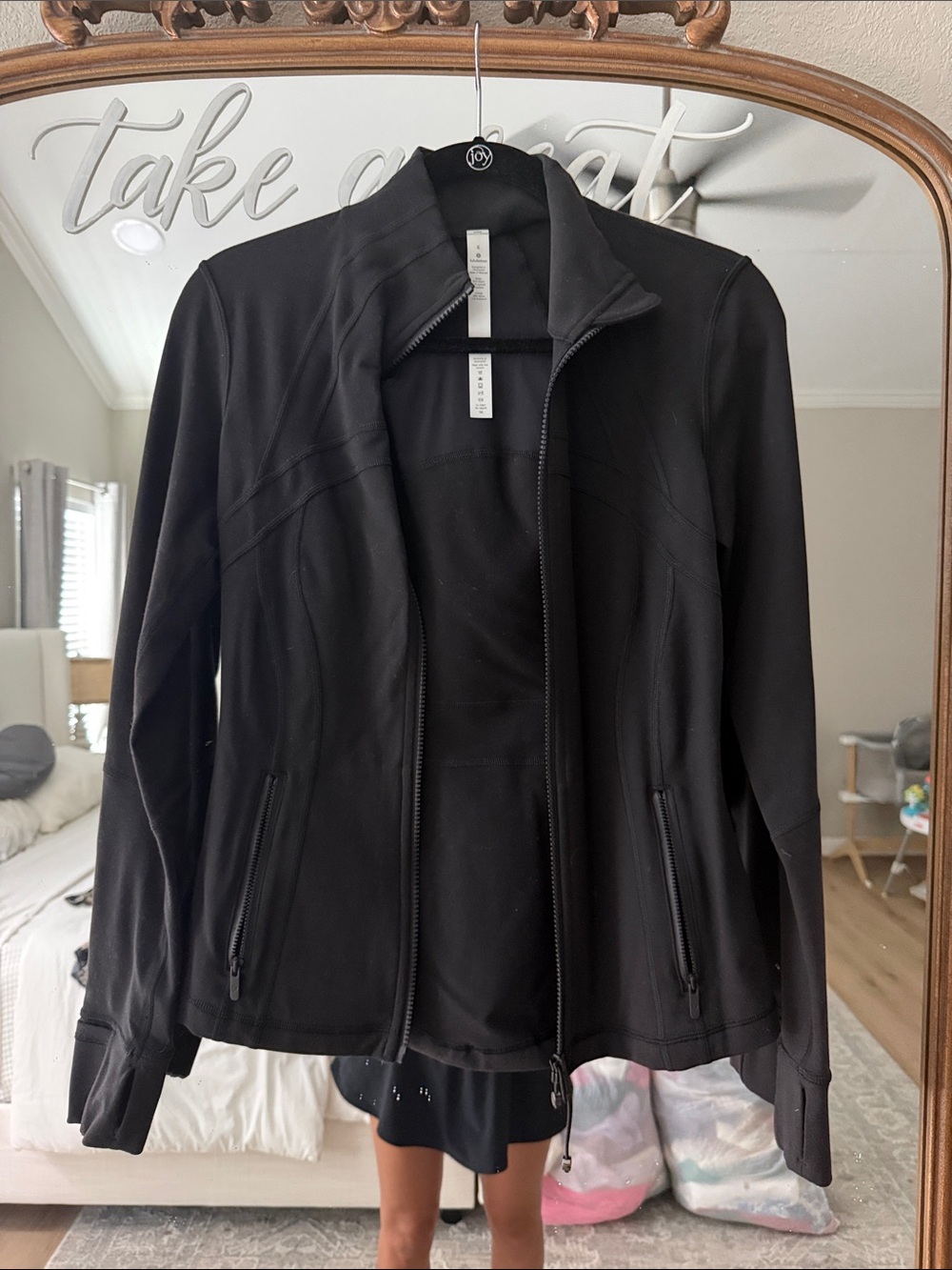 lululemon athletica Black Zip-Up Utility Jacket